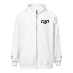 White Street State Zipper Hoodie